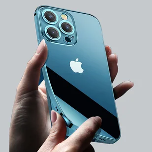 Joyroom Chery Mirror Case etui pokrowiec do iPhone 13 Pro obudowa z metaliczną ramką srebrny (JR-BP908 silver) - Etui i futerały do telefonów - miniaturka - grafika 8