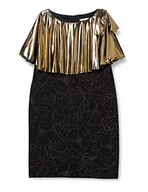 Sukienki - Gina Bacconi Damska metaliczna sukienka koktajlowa, Czarny/złoty, 40 - miniaturka - grafika 1