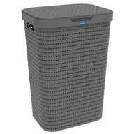 Kosze na bieliznę - ROTHO Kosz na pranie ROTHO Country 55L Antracyt 1032708853 - miniaturka - grafika 1