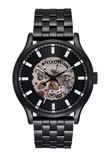 NIXON Spectra A1323 – automatyczny zegarek modowy (tarcza 40 mm, 20 mm-18 mm pasek ze stali nierdzewnej), czarny, OSFM, - Paski - miniaturka - grafika 1