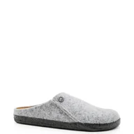 Kapcie damskie - Birkenstock Obuwie domowe Zermatt Standard WZ | z dodatkiem skóry - miniaturka - grafika 1