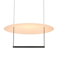 Lampy sufitowe - Lampa zwieszana nad stół PORTOFINO AZ5637 Azzardo LED 29W 3000K czarny biały - miniaturka - grafika 1