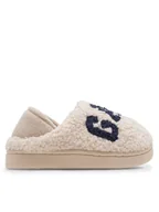 Buty dla chłopców - Gap Kapcie GCJ001F4TKOFWHGP Beżowy - miniaturka - grafika 1