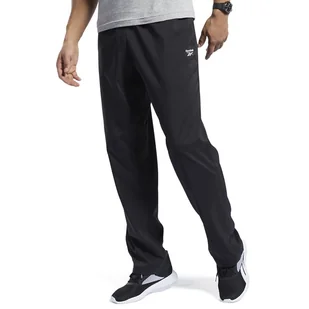 Spodnie Reebok Training Essentials Woven Unlined FP9170 - czarne - Spodnie sportowe męskie - miniaturka - grafika 1