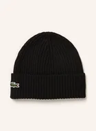 Czapki damskie - Lacoste Czapka schwarz - miniaturka - grafika 1