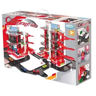Mochtoys Mega Duży Garaż Parking Tor Dla Dzieci 4 Poziomy 11850 - Tory, garaże, parkingi - miniaturka - grafika 1