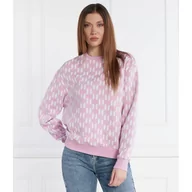 Bluzy damskie - Karl Lagerfeld Bluza AOP | Relaxed fit - miniaturka - grafika 1