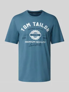 T-shirt o kroju regular fit z czystej bawełny - Koszulki męskie - miniaturka - grafika 1