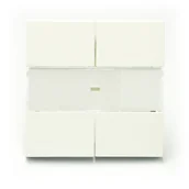 Klawisze i ramki - EFAPEL LOGUS90 KLAWISZ DO 4-KROTNEGO PRZYCISKU SENSOROWEGO NISKONAPIĘCIOWEGO BIAŁY 90600 TBR - miniaturka - grafika 1