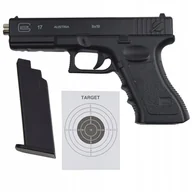 Zabawki militarne - Pistolet Policja Metalowy Replika Asg Kulki Glock - miniaturka - grafika 1