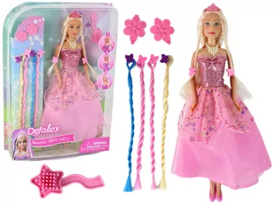 Lalka Różowa Lucy Księżniczka Akcesoria Do Włosów - Domki dla lalek - miniaturka - grafika 1