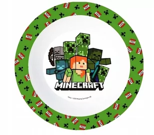MINECRAFT MISKA MISECZKA DO MIKROFALI BPA FREE - Miseczki i talerzyki dla dzieci - miniaturka - grafika 1