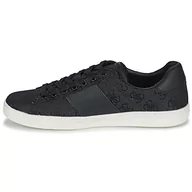 Sneakersy damskie - Guess Damskie sneakersy NOLA, czarne, rozmiar 43, czarny, 43 EU - miniaturka - grafika 1