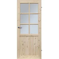 Drzwi wewnętrzne - Skrzydło wewnętrzne LUGANO FOG 6S 70L sosna pokojowe RADEX - miniaturka - grafika 1