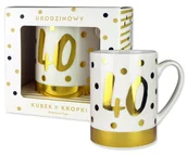 Kubki - Kubek w kropki-40 Nowa - miniaturka - grafika 1