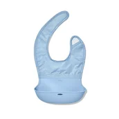 Śliniaki i fartuszki - OXO Śliniak Silikonowy z Kieszonką Zwijany Dusk - miniaturka - grafika 1