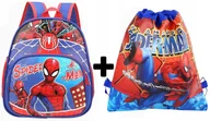 Plecaki szkolne i tornistry - Plecak do przedszkola szkoły szkolny SPIDERMAN dla chłopca + WOREK na buty - miniaturka - grafika 1