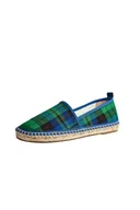 Espadryle damskie - Talamantra Damskie Espadryle Niebiesko-Zielone W Kratkę Rozmiar 36 - miniaturka - grafika 1