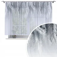 Firany - FIRANA GOTOWA WOAL 300X140 BARWIONA WZÓR NA ŻABKI TAŚMIE FIRANY 193 - miniaturka - grafika 1