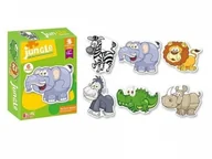 Puzzle - Puzzle Zwierzęta dzikie 6 obrazków - miniaturka - grafika 1