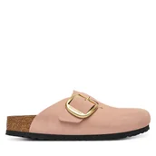 Klapki i japonki damskie - Klapki Birkenstock Boston Big Buckle 1031883 Różowy - miniaturka - grafika 1