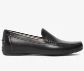 Mokasyny damskie - Geox Siron Męskie Mokasyny Skórzane Casual 45 Ż7c - miniaturka - grafika 1