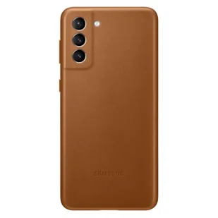 Samsung Leather Cover do Galaxy S21+ brown EF-VG996LAEGWW - Etui i futerały do telefonów - miniaturka - grafika 1