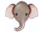 Balony i akcesoria - BALON SŁONIK SZARY 24'' 60cm - miniaturka - grafika 1