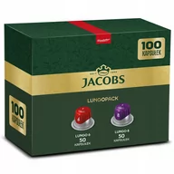 Kawa w kapsułkach i saszetkach - Kapsułki do Nespresso Jacobs lungo 6 Classico, Lungo 8 Intenso - 100 kaw - miniaturka - grafika 1