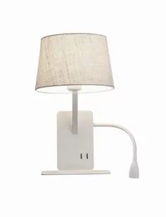 Light Prestige Dakota kinkiet z półka biały prawy - Lampy ścienne - miniaturka - grafika 1