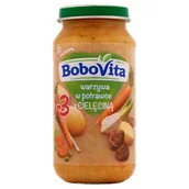 Soki i herbatki dla dzieci - Nutricia CUIJK B.V BoboVita Obiad Warzywa w potrawce z cielęciną po 12 miesiącu 250 g - miniaturka - grafika 1