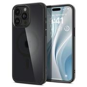 Etui i futerały do telefonów - Spigen Ultra Hybrid MAG iPhone 15 Pro 6.1" Magsafe frost black ACS06720 - miniaturka - grafika 1