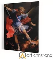 Ikony i obrazy sakralne - Archanioł Michał, obraz religijny na płótnie - miniaturka - grafika 1