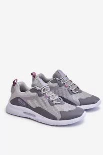 Damskie Buty Sportowe Sneakersy Big Star LL274371 Szare-36 - Sneakersy damskie - miniaturka - grafika 1