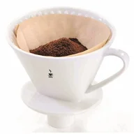 Pozostałe akcesoria kuchenne - GEFU ge16020 Sandro filtr do kawy do identyfikatorów z porcelana/ceramika Biały 16,3 x 15,8 x 16,2 cm GE16020 - miniaturka - grafika 1