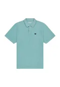 Koszulki męskie - KOSZULKA POLO MĘSKA WRANGLER 112362834 REFINED POLO SHIRT TEAL L - miniaturka - grafika 1