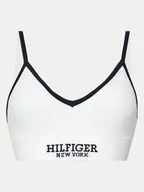 Bielizna sportowa damska - Tommy Hilfiger Biustonosz top UW0UW05218 Biały - miniaturka - grafika 1
