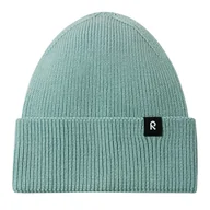 Czapki dla dzieci - Dziecięca czapka z merino Reima Reissari cool green - 56/58 cm - miniaturka - grafika 1