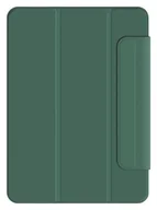 Etui do tabletów - Pomologic BookCover do Apple iPad Pro 11'' M4 2024 ciemnozielony POM-24BCSMP11-804 - miniaturka - grafika 1