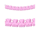 Baby shower i roczek - DP Girlanda Różowe Wózeczki - 3 m - 1 szt. BR30R - miniaturka - grafika 1