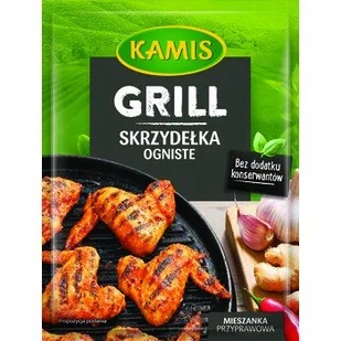 Kamis Grill Skrzydełka Ogniste 20g - Zdrowa żywność - miniaturka - grafika 1
