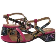 Sandały damskie - Sandały Różowe+Czarne 06959-39/00-1 (MA1406-b) Maciejka - miniaturka - grafika 1