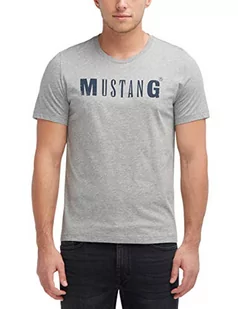 Mustang Koszulka męska Alex C Print, Szary (1005454-4140), L - Koszulki męskie - miniaturka - grafika 1