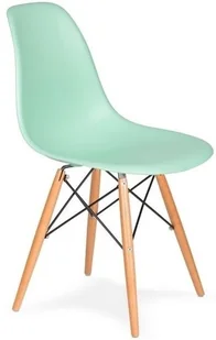 King Home Krzesło DSW Wood King Bath pastelowa mięta K-130.LI.GRE.14.DSW - Krzesła - miniaturka - grafika 2