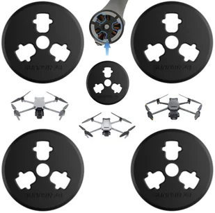 OSŁONY ZABEZPIECZENIE SILNIKÓW DO DRONA DJI AIR 3S / AIR 3 / MAVIC 3 PRO / CLASSIC - BLACK - Akcesoria do drona - miniaturka - grafika 1