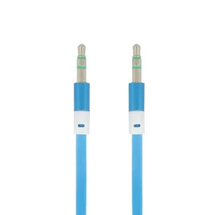 Kabel Audio Mini Jack 3,5mm Aux Gold Płaski - Kable komputerowe i do monitorów - miniaturka - grafika 5
