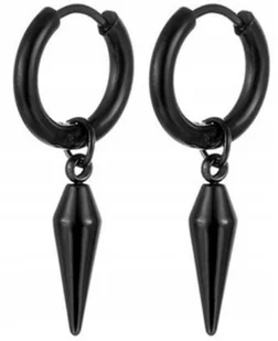 Kolczyki Do Uszu HUGGIE Stożek Gothic Punk STAL - Kolczyki - miniaturka - grafika 1