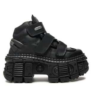 Glany NEW ROCK M-WALL285-S2 Czarny - Glany damskie - miniaturka - grafika 1