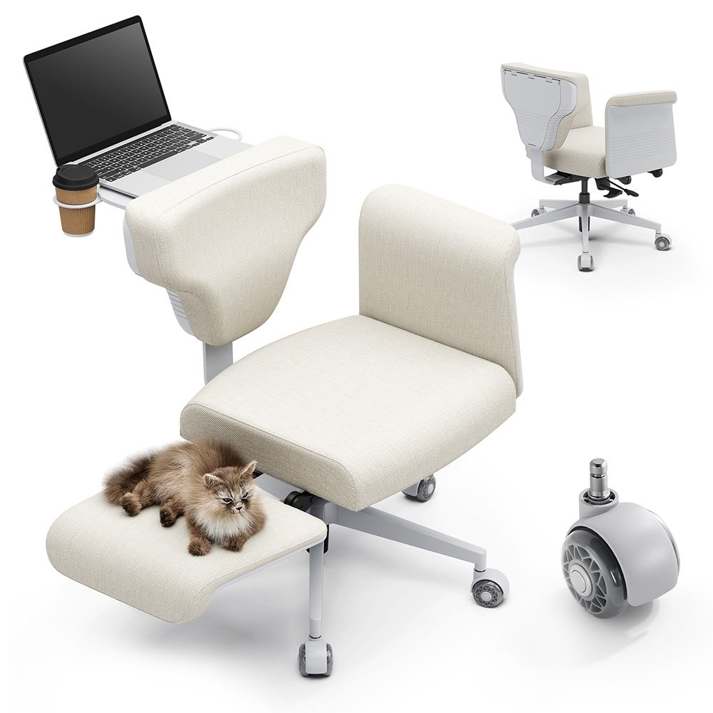 Newtral FF-A Freedom-X Multi-Posture Chair with Armrest - Apricot