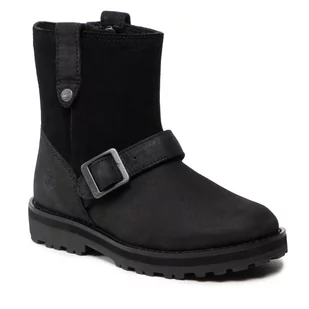 Timberland Kozaki Courma Kid Wl.Biker Bt TB0A2H67015 Black Nubuck - Kozaki damskie - miniaturka - grafika 1
